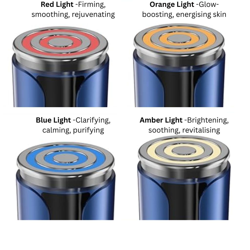 6-in-1 Facial Sculpting System - EMS, Light Therapy, RF Technology