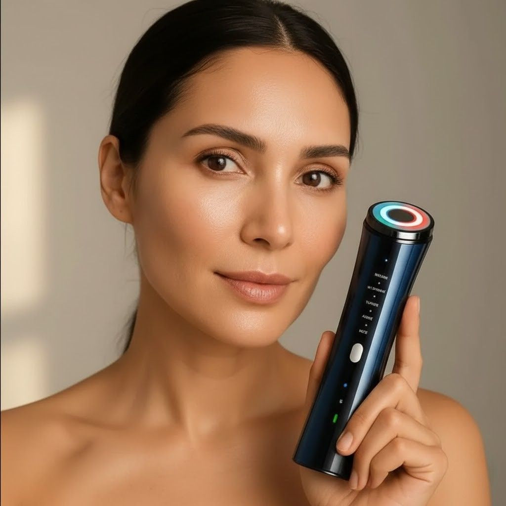 6-in-1 Facial Sculpting System - EMS, Light Therapy, RF Technology